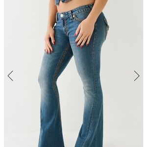 NWT true religion low rise Joey flare jean